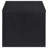 Square End Table – Black Minimalist Design