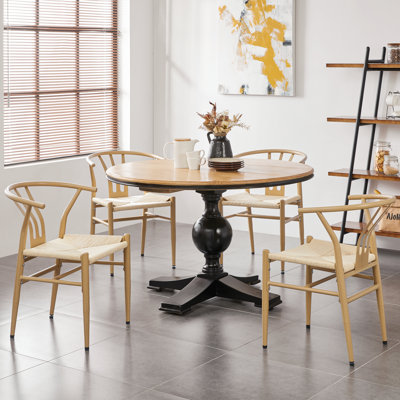 Chaise d'appoint de salle à manger empilable 20 po (ensemble de 4)