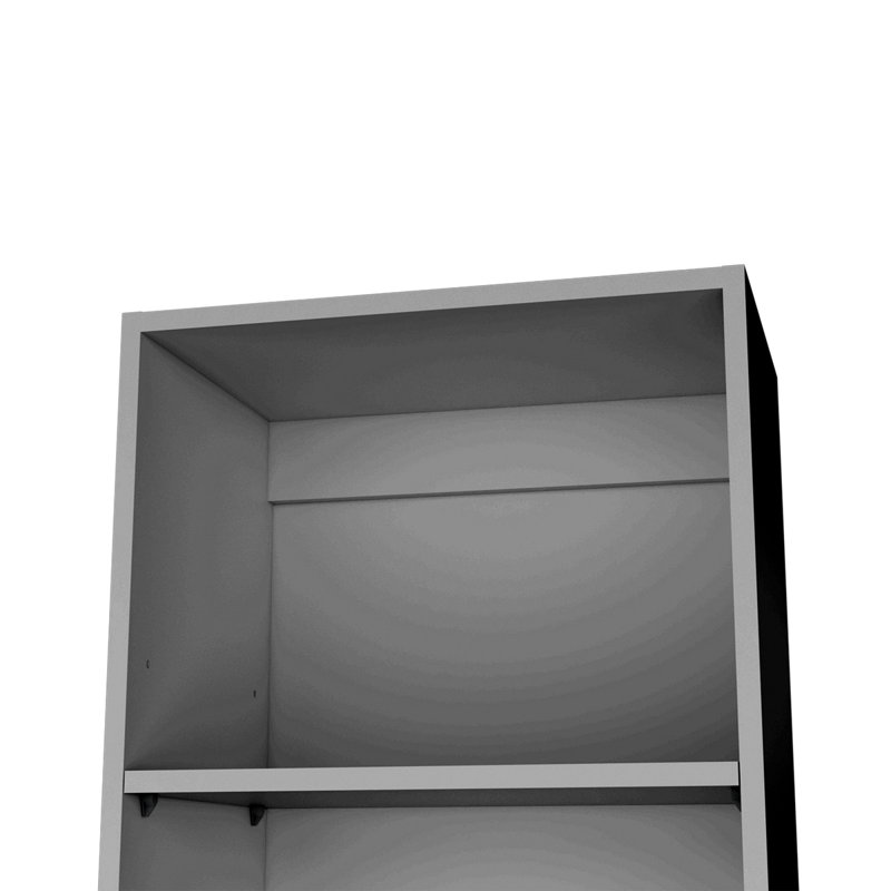 Bibliothèque blanche 5Slim, bibliothèque, tablette d'angle, bibliothèque d'angle, bibliothèque de rangement,