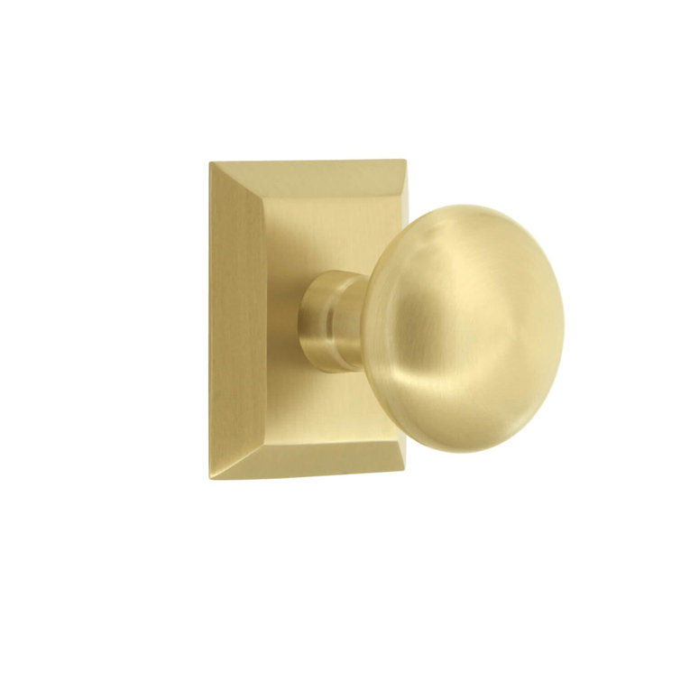 Grandeur Fifth Avenue Square Rosette Double Dummy with Fifth Avenue Knob