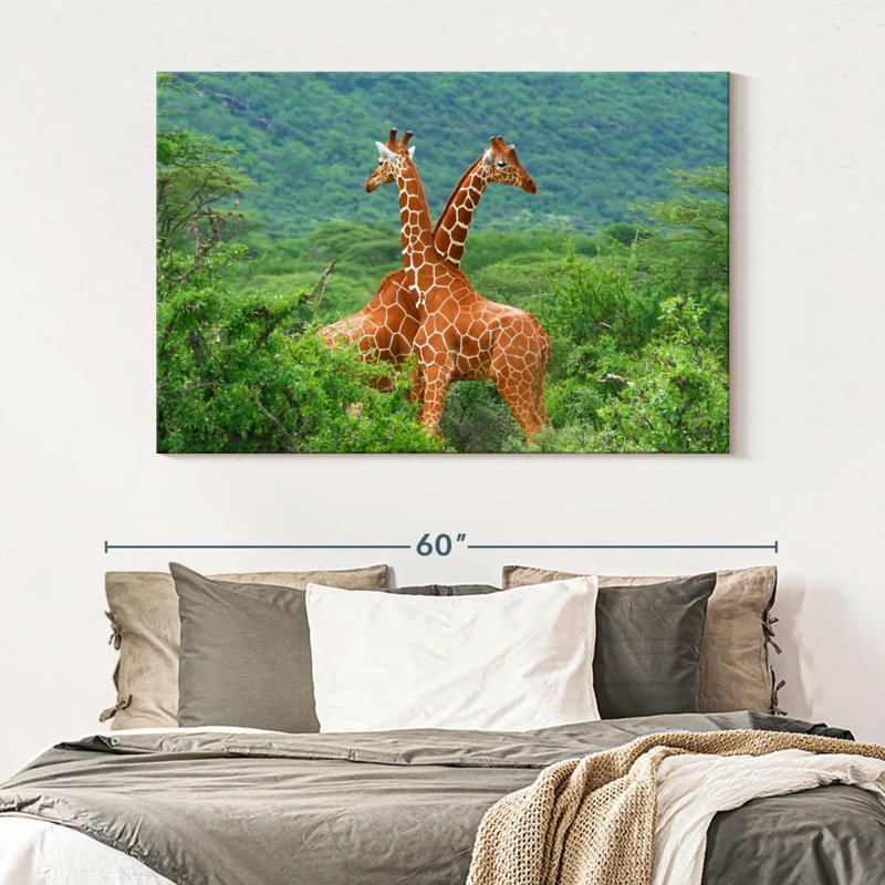 Crowle Giraffe Love, H 34 po x l 51 po