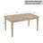 Bozell 5-Piece Solid Wood Dining Set With Ladder Back Chairs-105300098-105300097-105300096