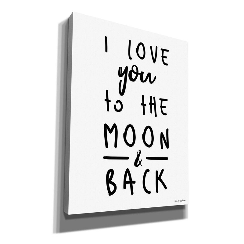 «To the Moon» par Seven Trees Design, art mural sur toile, H 54 po x l 40 po x P 0,75 po