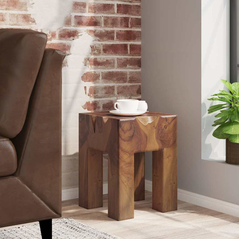 Kamby Solid Wood Accent Stool