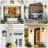 Matte Black Motion Sensor Dusk to Dawn Outdoor Wall Lantern with E26 Socket and Clear Glass-1370603421