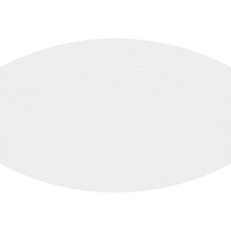 Médaillon de plafond contemporain en PVC de qualité architecturale Kailey, H 1 po x l 34 po x P 22,625 po