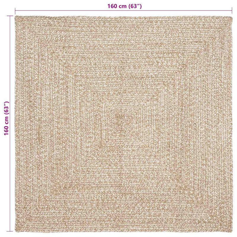 Solid Colour Standard Area Rug, Square 160cm