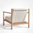 Anastasia Josephine Solid Wood Upholstered Armchair-2092868730