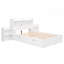 Lit plateforme pleine grandeur avec tablettes coulissantes-117190686