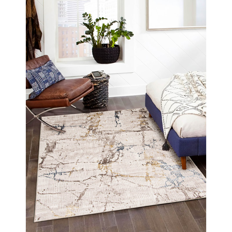 Tapis ivoire Jane, Rectangle de 5 pi x 8 pi