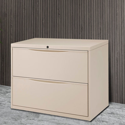 36'' Wide 2 -Drawer Steel File Cabinet