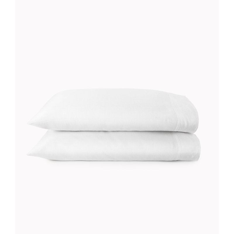 Linen Pillowcase, King Pillowcase, White
