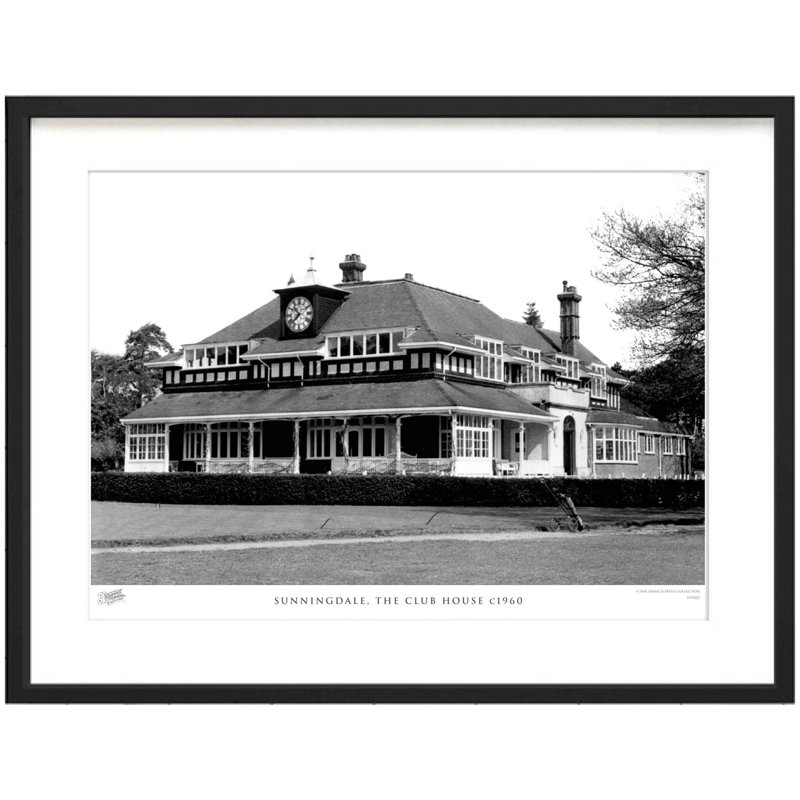 Sunningdale, The Club House C1960 by Francis Frith - Single Picture Frame Print, 45cm H x 60cm W x 2.3cm D