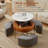 Lift Top Coffee Table with Nesting Stools, Extendable Faux Marble Surface with Hidden Storage, Golden Stainless Steel Legs, 3 Ottoman Set for Living Room