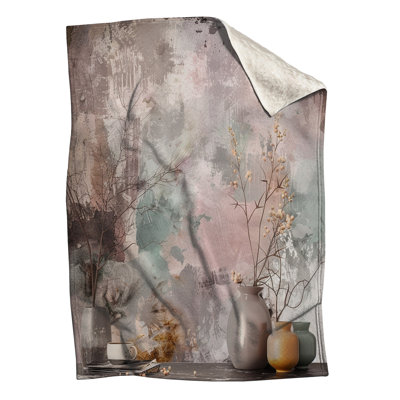 Jeté en polaire Vase
