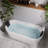 59'' x 29.5'' Freestanding Whirlpool Plastic / Acrylic Bathtub with Faucet