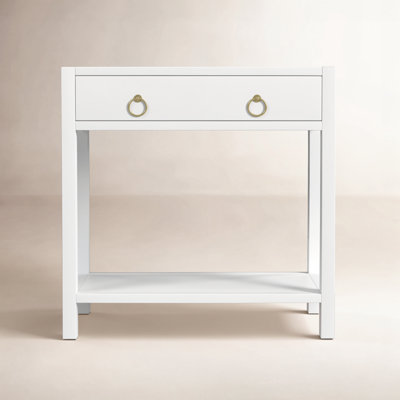 Elin 30" W 1-Drawer Solid Wood Nightstand