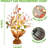 Spring Decorations, 2 Pack Spring Tree With Colourful Eggs, Battery Powered LED Tree Lights, Artificial Tabletop Centerpiece Lighted Tree For Holiday Party Spring Home Decor