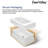 DeerValley 33"L x 20"W Farmhouse Kitchen Sink Deep Single Bowl Fireclay Workstation Sink with Cutting Board and Dish Drying Rack-98220544