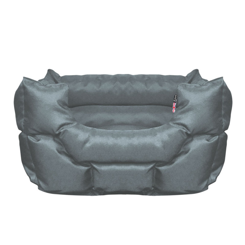 Cabrera Polyester Pet Bed, Grey, 72cm W x 59cm D x 42cm H