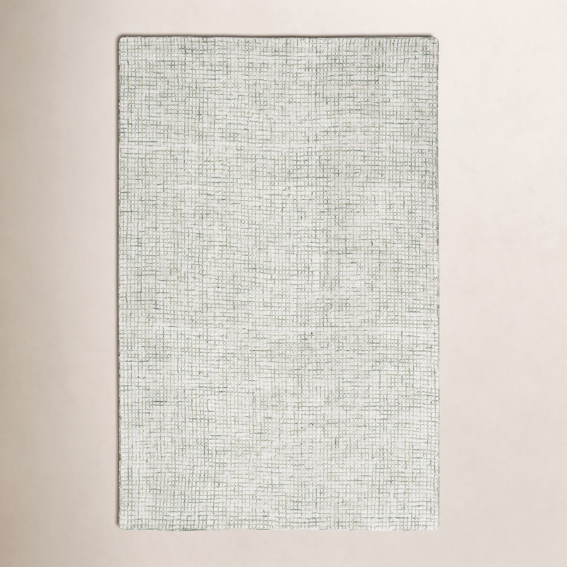 Rowe Handwoven Abstract Area Rug, Round 4'
