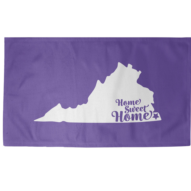 Tapis de plage mauve de plage the home Virginia, Rectangle 3 pi x 5 pi