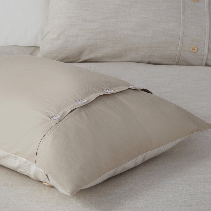 Housse de couette en coton biologique pour très grand lit / très grand coton, Housse de couette très grand et 2 taies