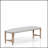 Sand Colored Bench Simple design, comfortable and durable, multi-functional bench