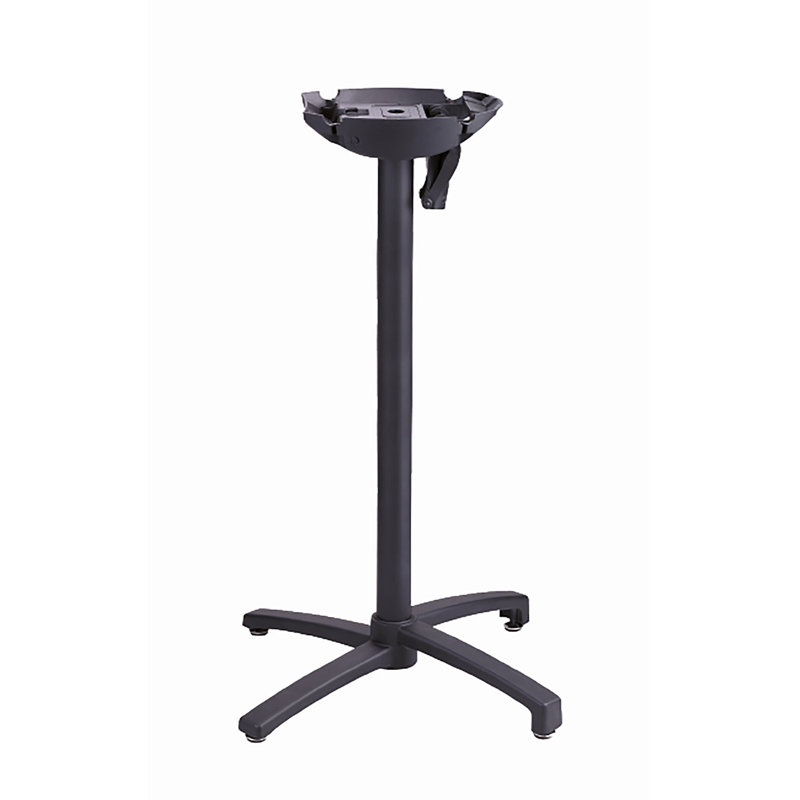 Grosfillex X-One Black Folding Bar Table Base