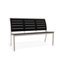 Banc de parc empilable aluminium Bazza-26076716-26076705