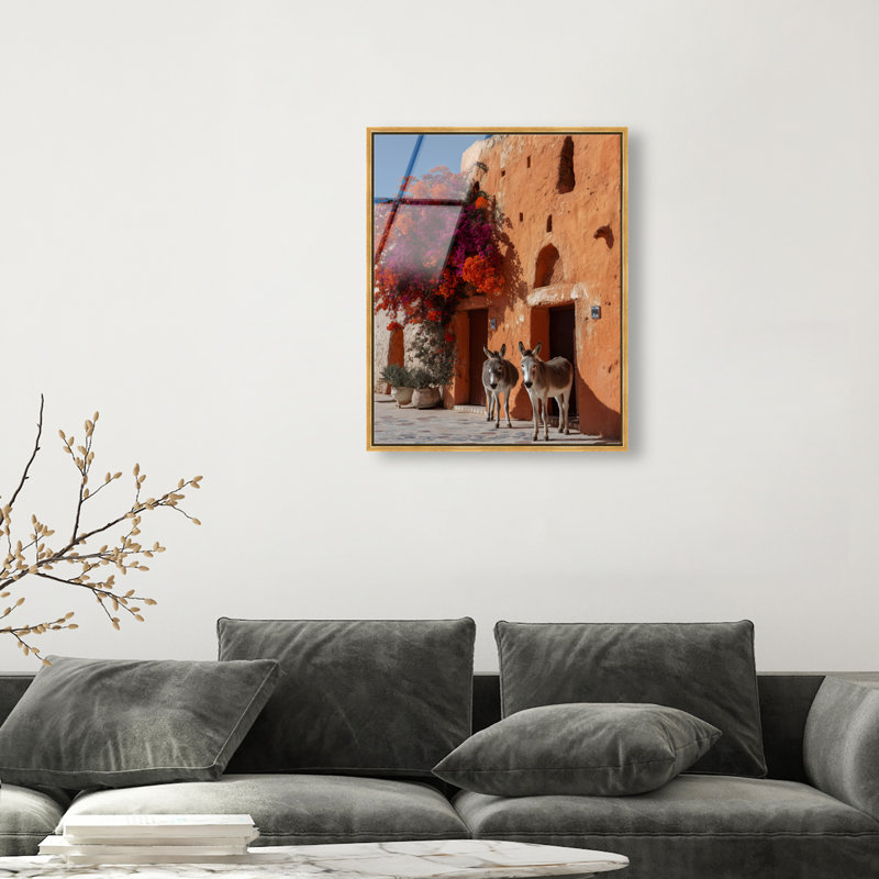Morning Wait High-Gloss Frameless Acrylic Glass Wall Art Animals Print by Oliver Gal, Ready to Hang, 16 x 20, 25"H x 31"W