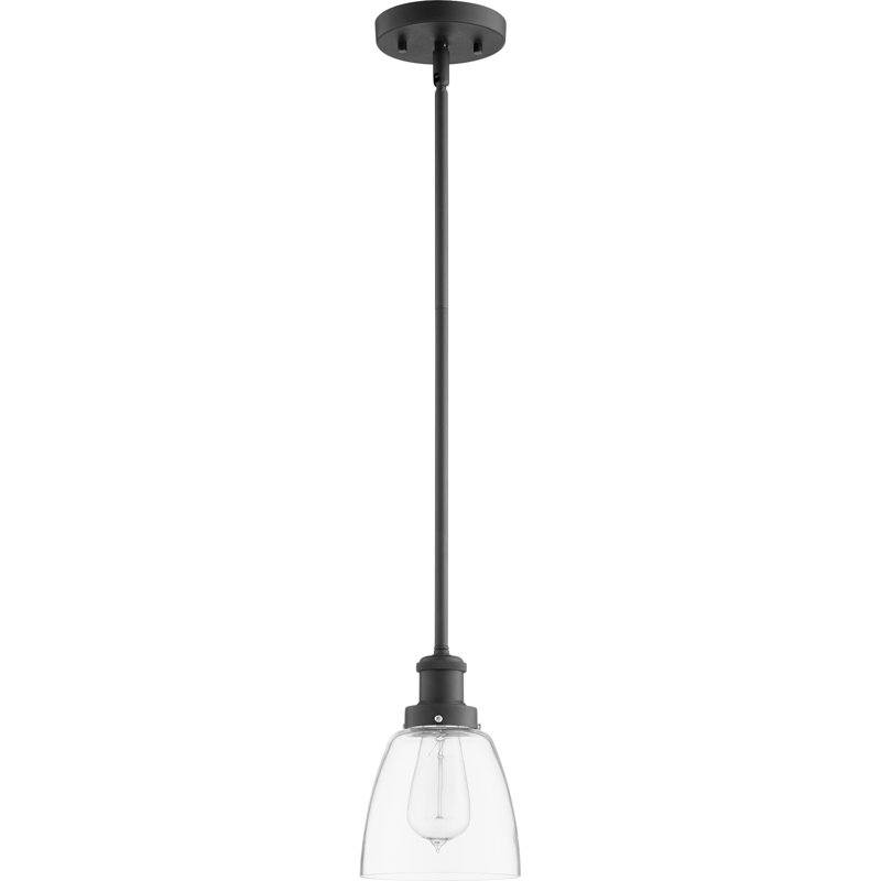 Luminaire suspendu 1 lumières bell Macsen, Noir