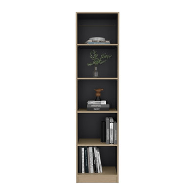Modern Open Storage Bookshelf for Living Room, Bedroom, or Office