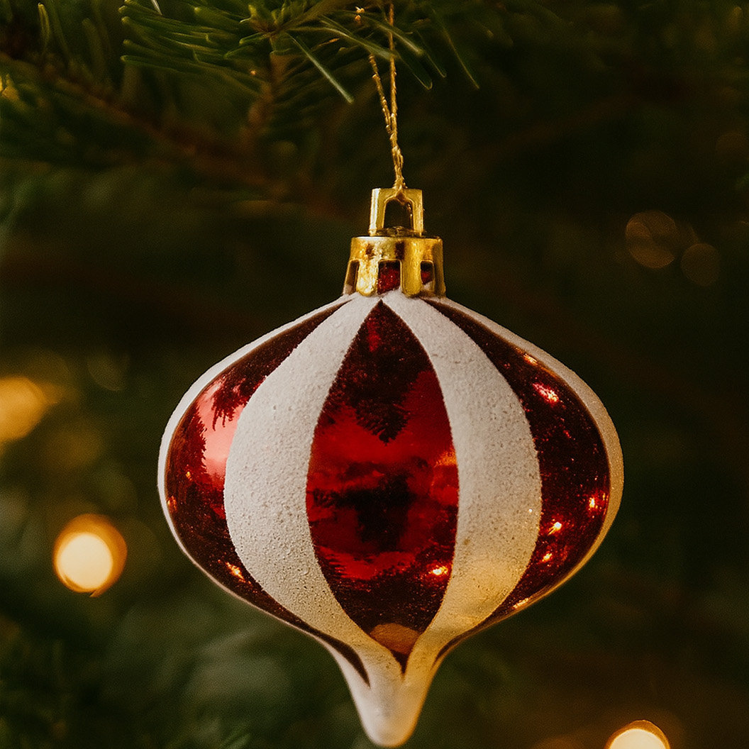 3'' Shatterproof Ball Ornament, Red