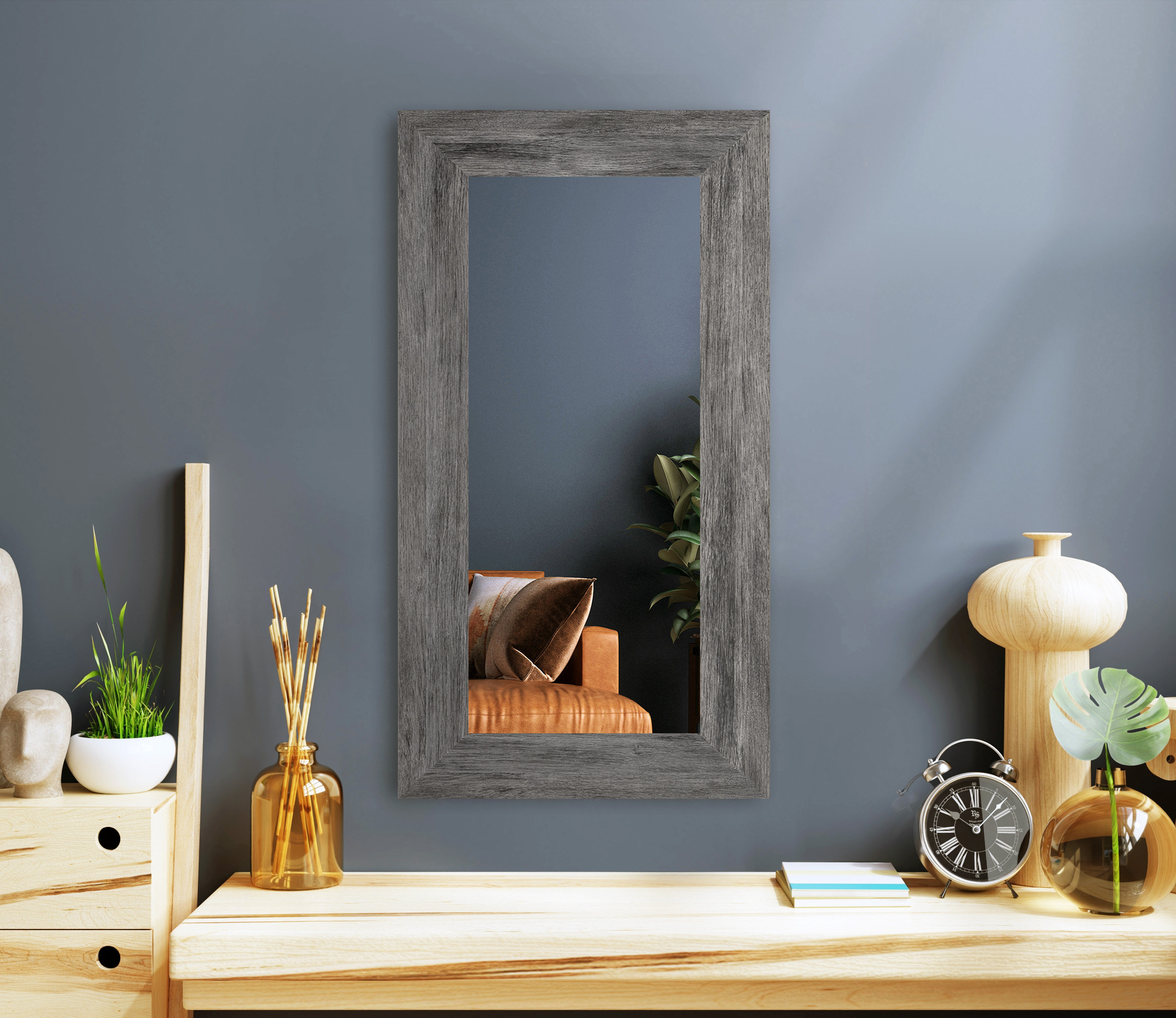 Full-Length Mirror Explosion-proof mirror Solid wood Frame, Furniture &  Home Living, Home Decor, Mirrors on Carousell