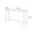 Country-style retro elegant console table-715526578
