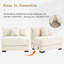 Coussin modulaire surdimensionné de 92 po avec accoudoirs extra larges en velours côtelé modulaire Cloud-133672732
