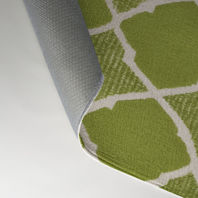 Tapis brun intérieur et extérieur Trellis, Rectangle 5 pi x 7 pi