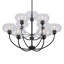 Lustre unique/unique à niveaux 9 lumières dowdey