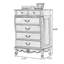 Armoire d'appoint en noyer massif-1260382052