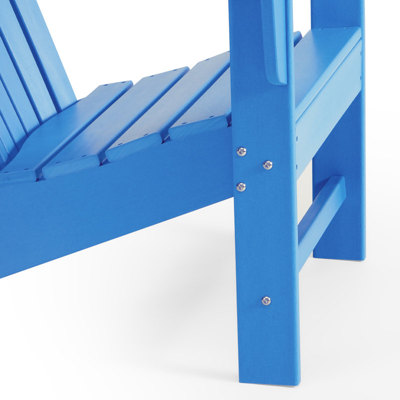 Chaise Adirondack en plastique Altura, Bleu Pacifique