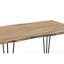 Table de salle à manger moderne brun clair 48 po x 30 po-451720986-451720987-451720980