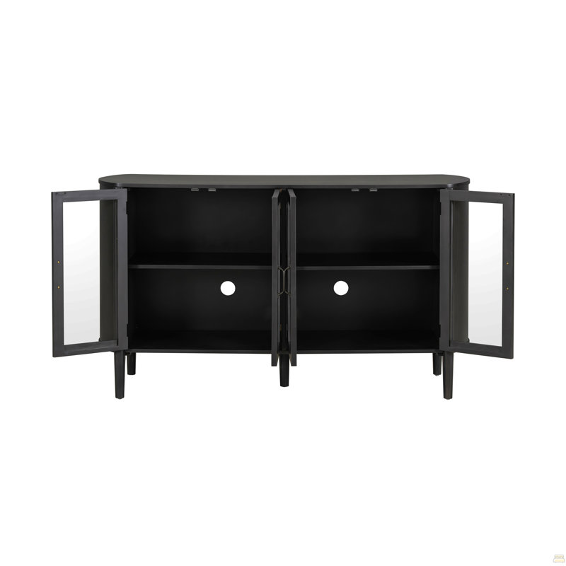 Armoire de rangement, 3 portes, Black