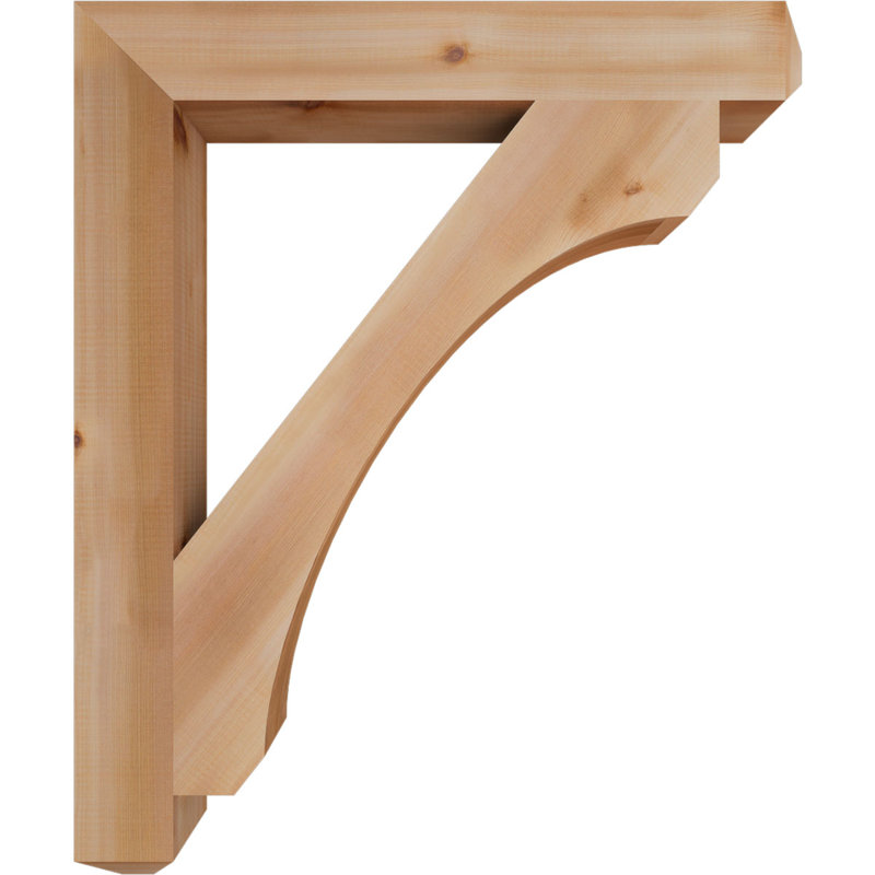 Support lisses 3 1/2 po x P 30 po x H 36 po, cèdre rouge de l'Ouest, Western Red Cedar (Smooth), H 36 po x l 3,5 po x P 30 po