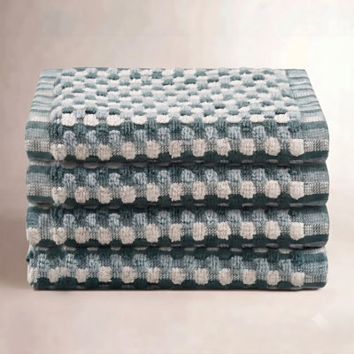 Martex Arcadia 4-Piece Washcloth Set