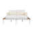 Coussin beige / structure blanche sélectionné
