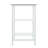 Metal/Glass Student Desk - White