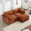 Canapé modulaire en chenille avec repose-pieds et tiroirs de rangement Hartsdale-123141387-123141391
