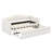 Contemporary Upholstered Daybed & Trundle with LED Lights-2069258125