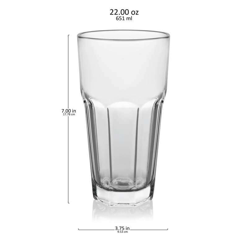 Libbey Gibraltar Iced Tea Glasses, Set of 12